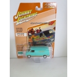 Johnny Lightning 1:64 Dodge Tradesman Van mint green